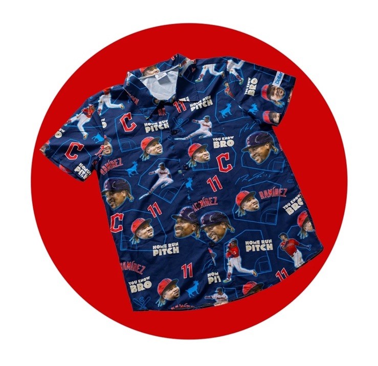 Jose Ramirez Camp Shirt SGA Cleveland Guardians 7/19/26 Adult M BRAND NEW