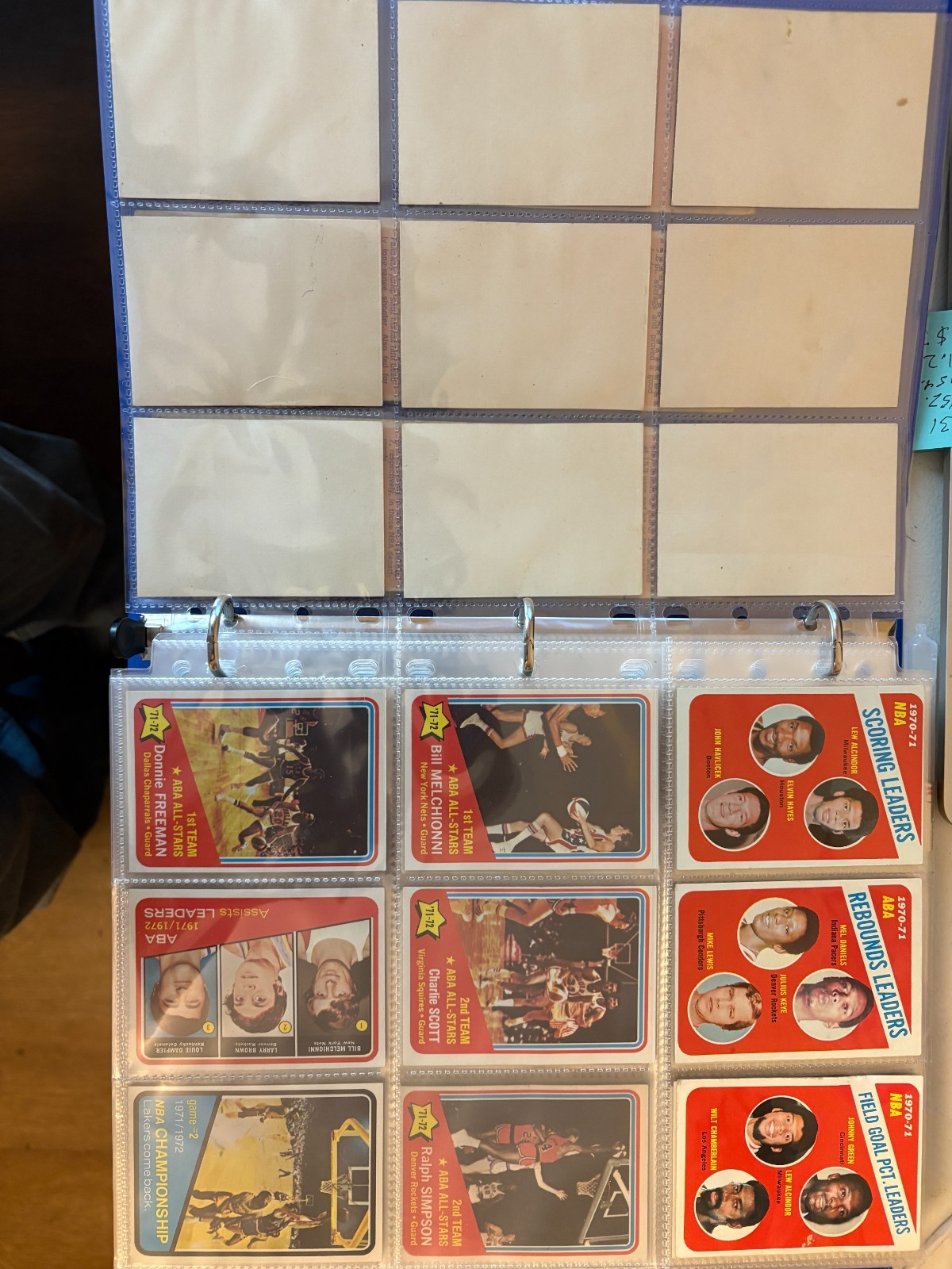 1969-1972 Topps Basketball Cards Lot Raw Vintage Stickers Checklists 1971 1972