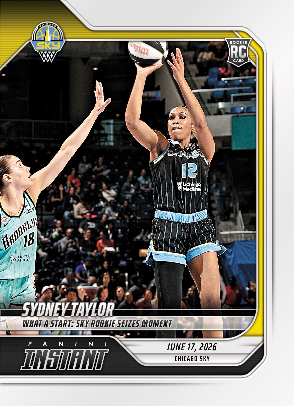 2026 Panini Instant WNBA Sydney Taylor ROOKIE CARD SP Chicago Sky #164 RC