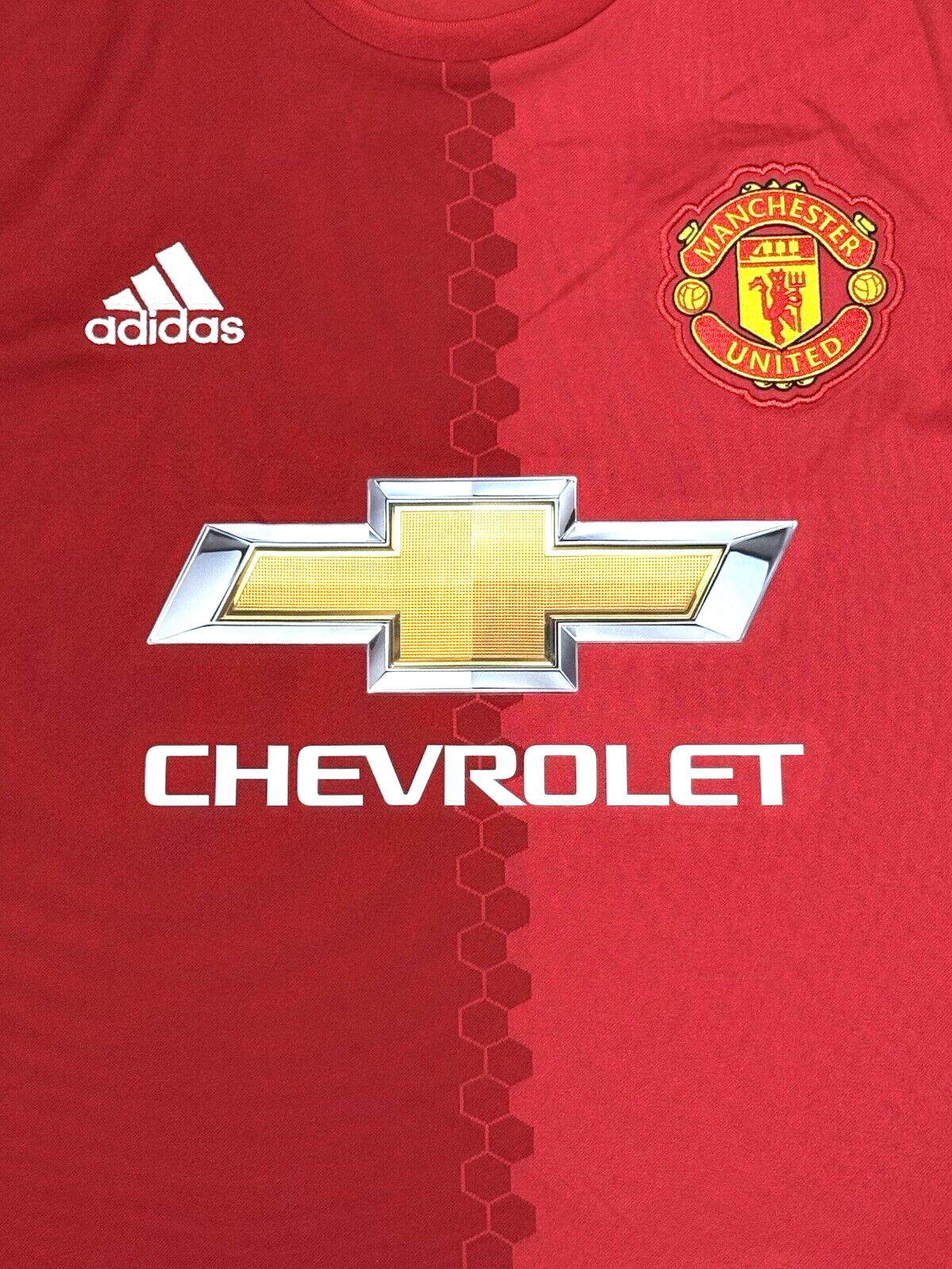 2016/17 Manchester United Home Jersey #9 Ibrahimovic Large adidas Premier League