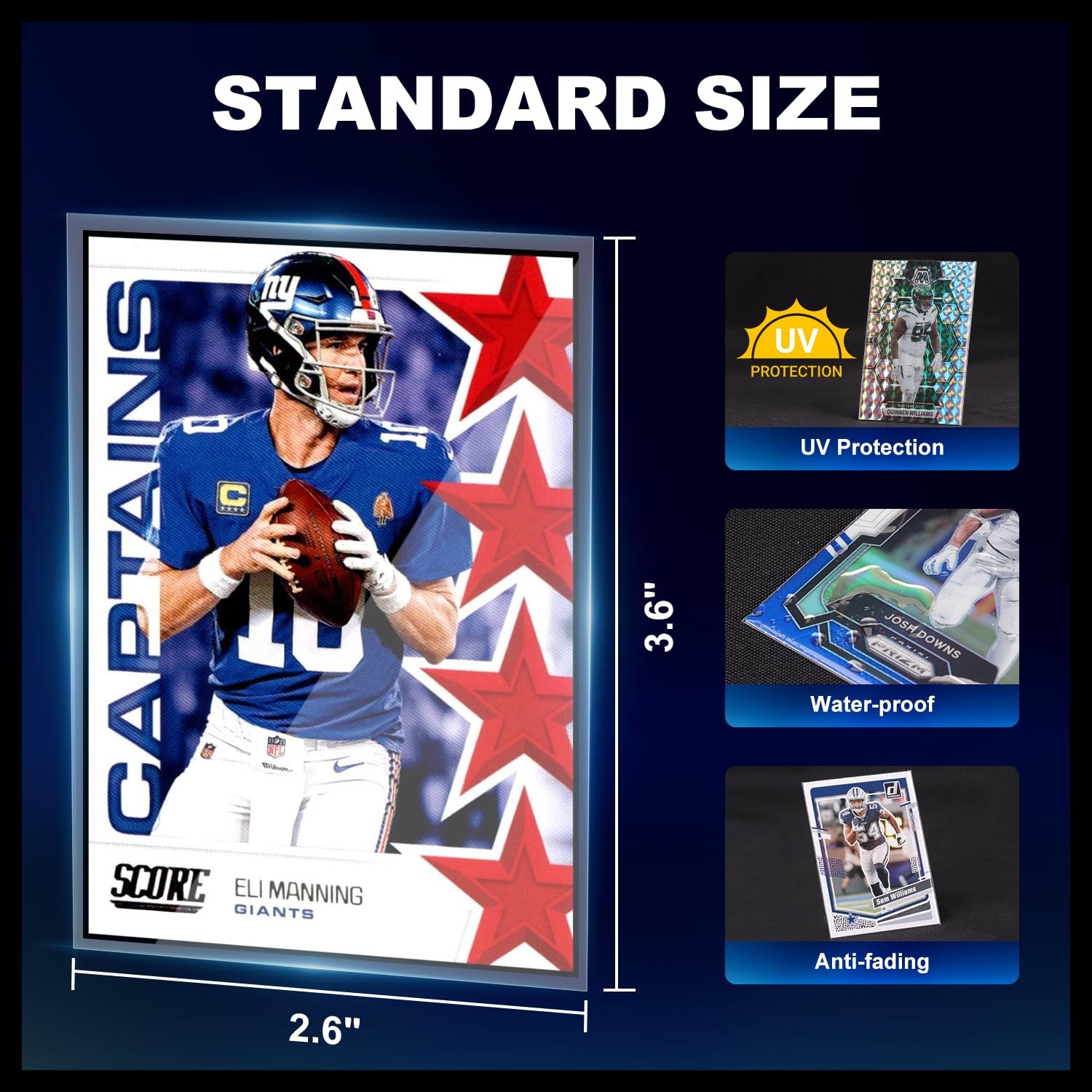 1000 Clear Trading Card Sleeves Standard Size Soft Protectors For Tcg Sports …