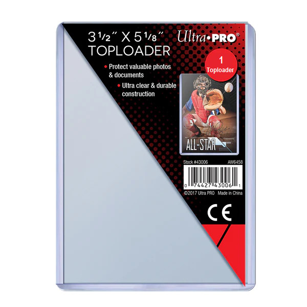 (1 – 100) Ultra PRO 3 1/2 x 5 1/8 Toploaders PostCard Photo Card FREE SHIPPING