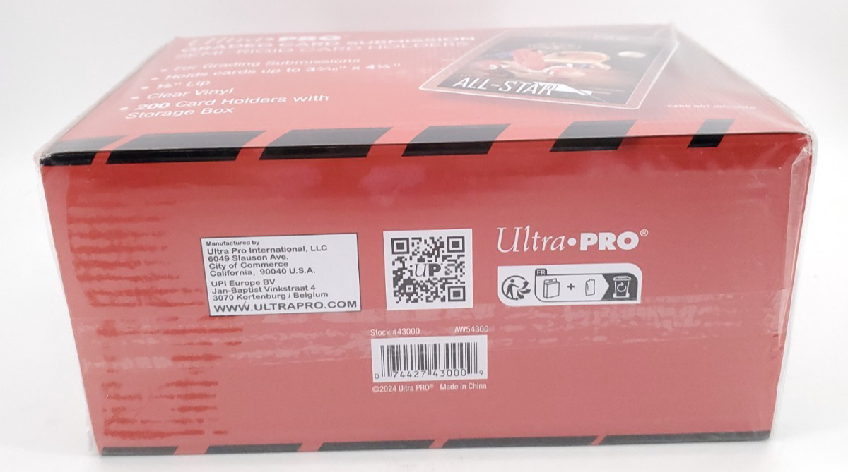Ultra Pro Graded Submission Semi Rigid Card Holders 200ct