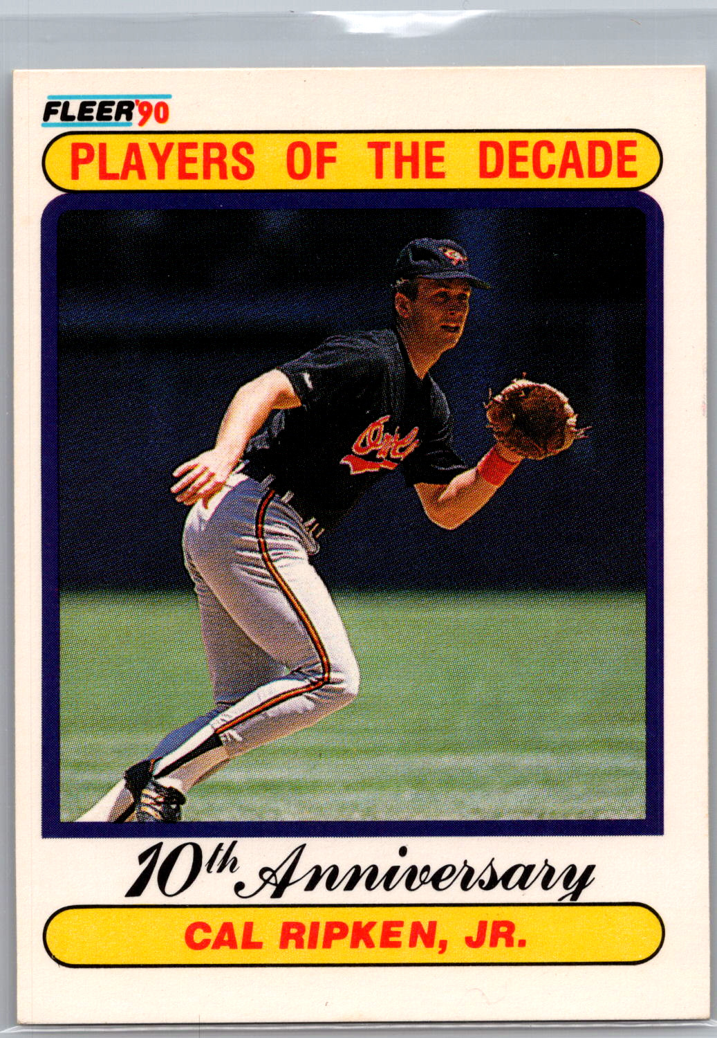 Cal Ripken, Jr. Fleer 624 1990 Baltimore Orioles – MLB Cards! NM