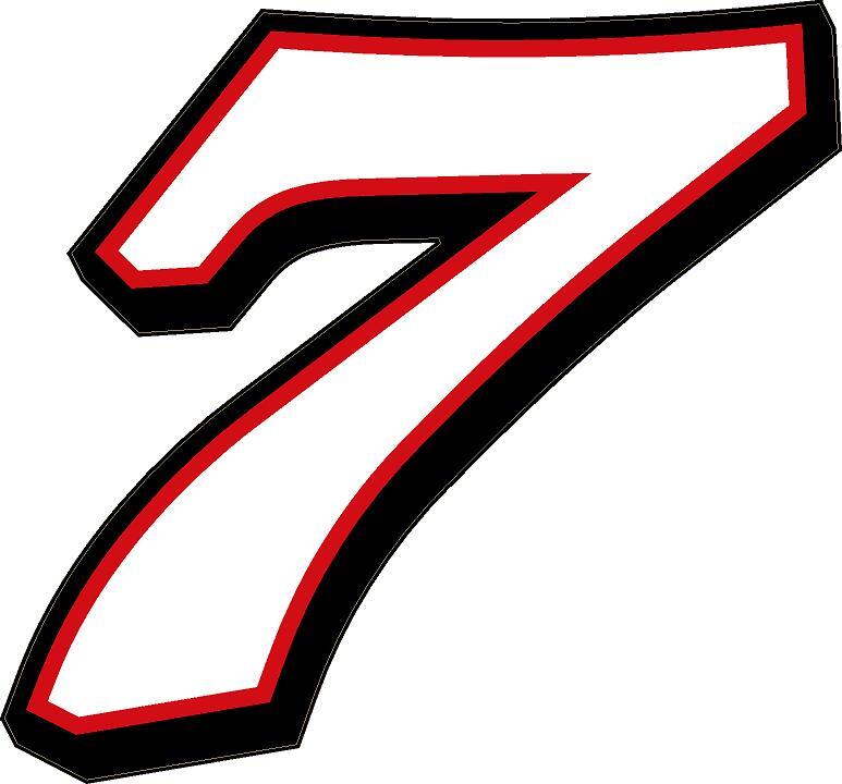 NEW FOR 2022 – #7 Corey LaJoie Racing Sticker Decal SM thru XL – various colors