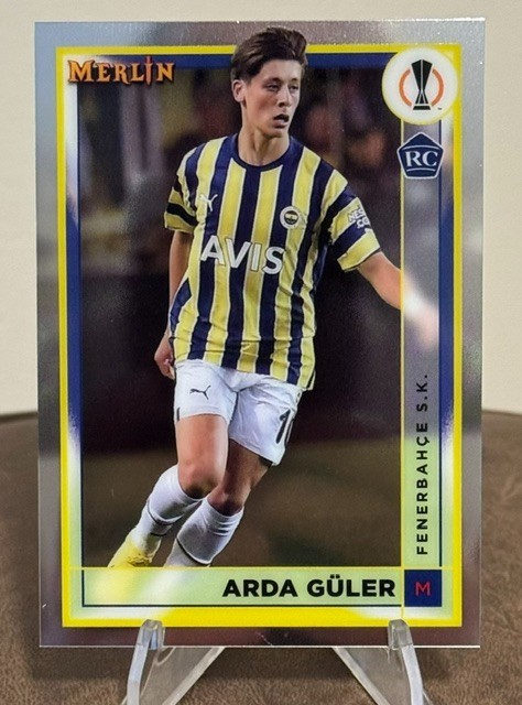 2022-23 Topps Merlin UEFA Club Competitions Soccer ARDA GULER RC #43
