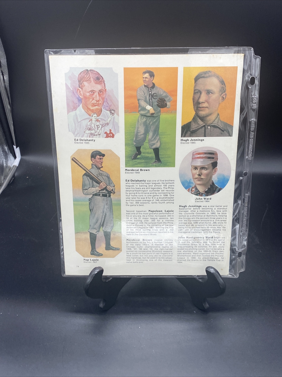ORIGINAL 1982 BASEBALL HALL OF FAME OFFICAL YEARBOOK Hank Aaron Lot4697