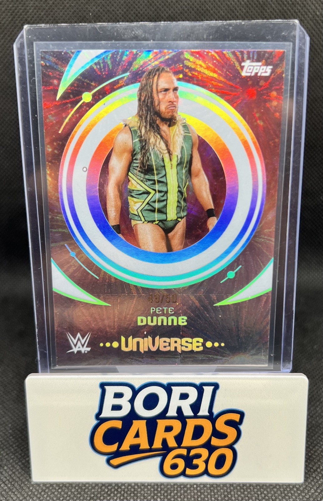 2025 Topps Universe WWE Raw /50 Pete Dunne #4