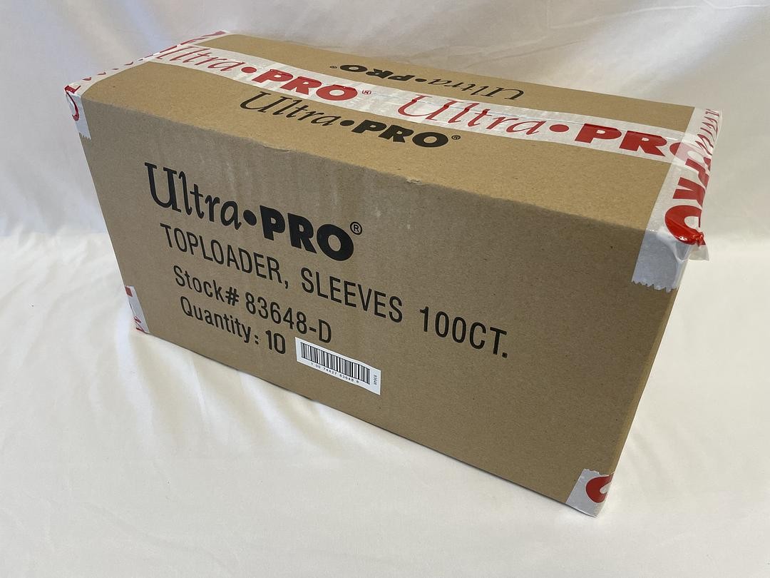 NEW 1000 Ultra Pro 3×4″ Regular Toploaders + Card Sleeves Holder 83648 FULL CASE