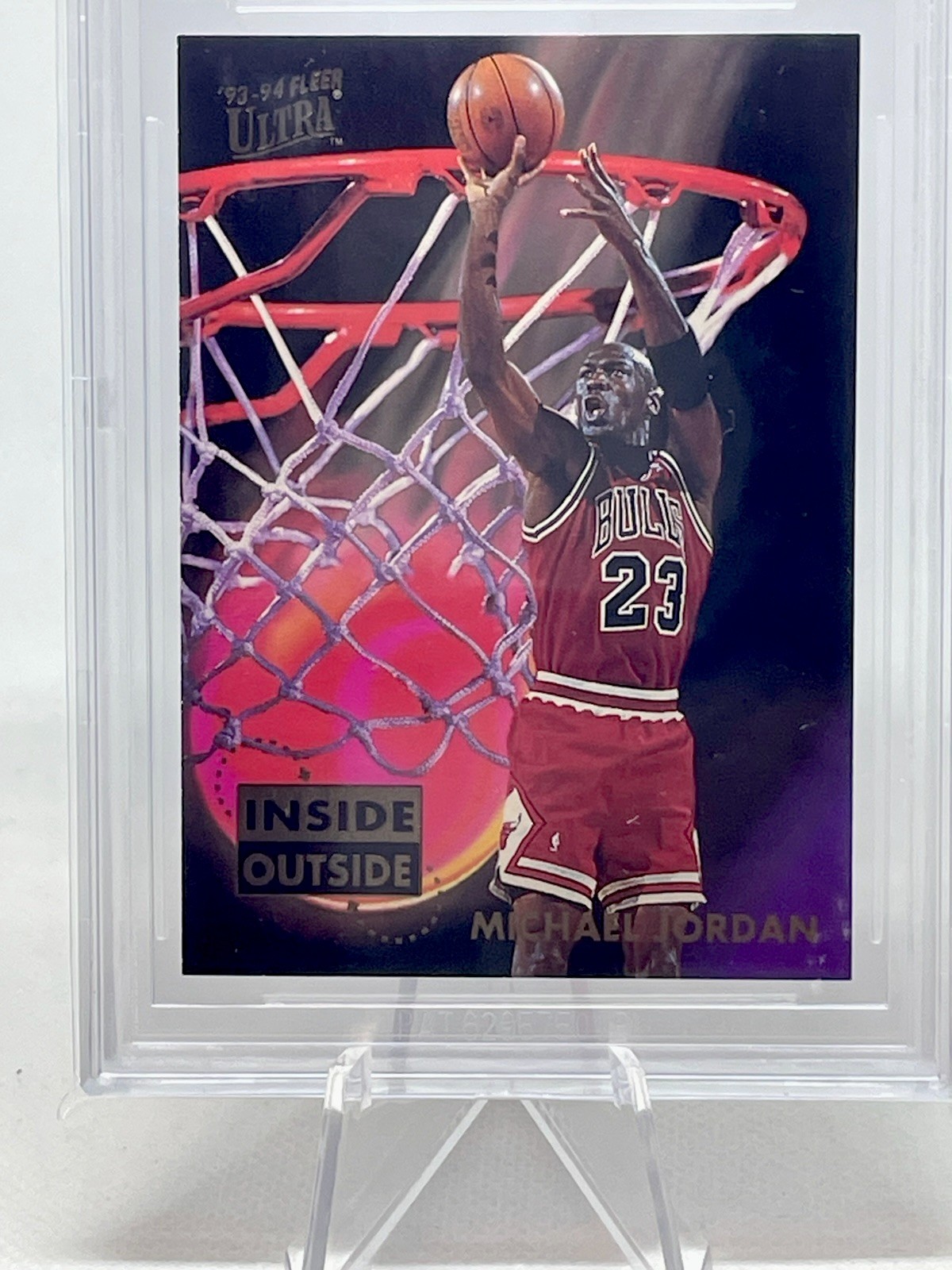 🔥Fire 1993-94 Fleer Ultra Inside Outside Michael Jordan #4 Fresh Slab BGS 9