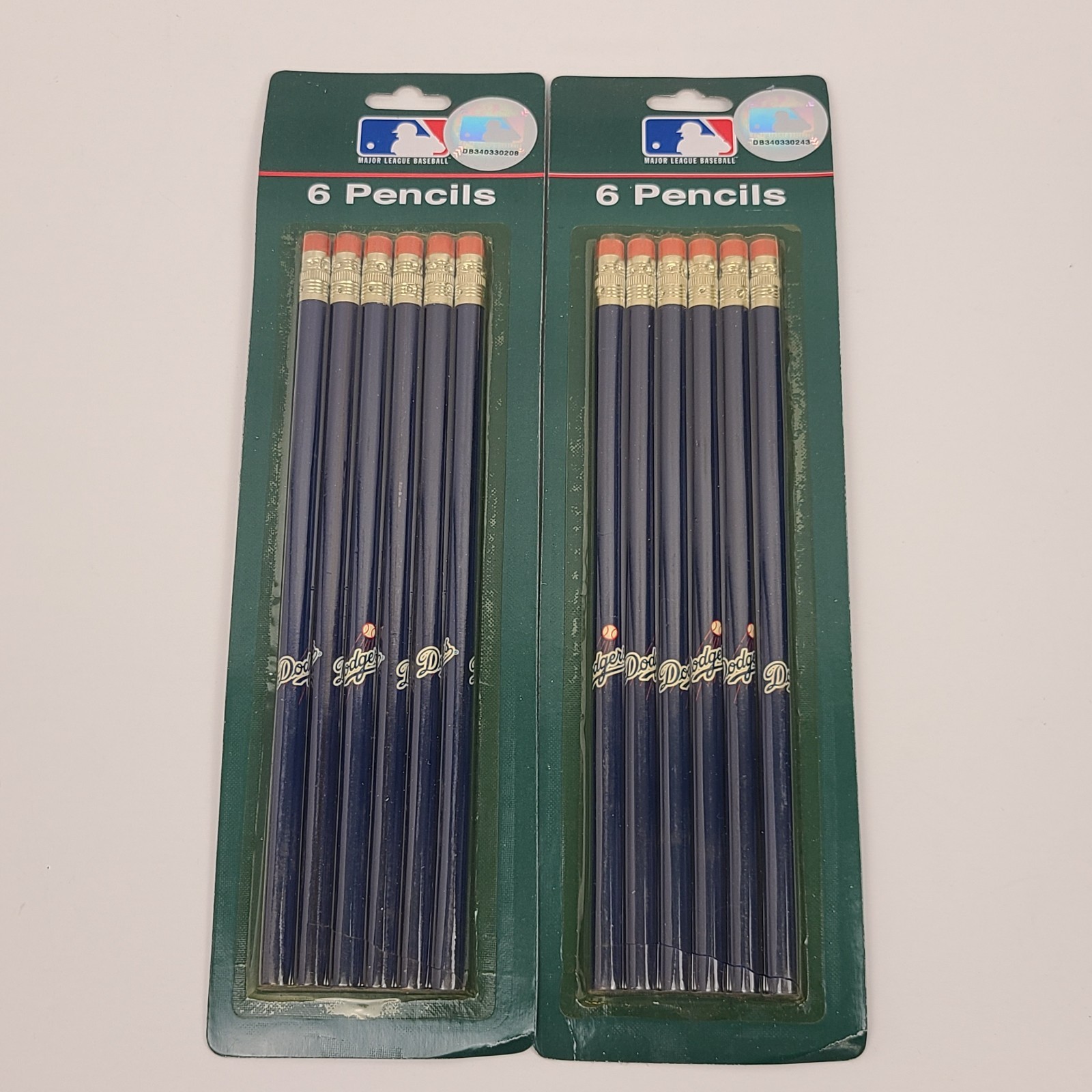 Los Angeles Dodgers Pencils Set of 12 MLB Baseball Team School Office Supplies
