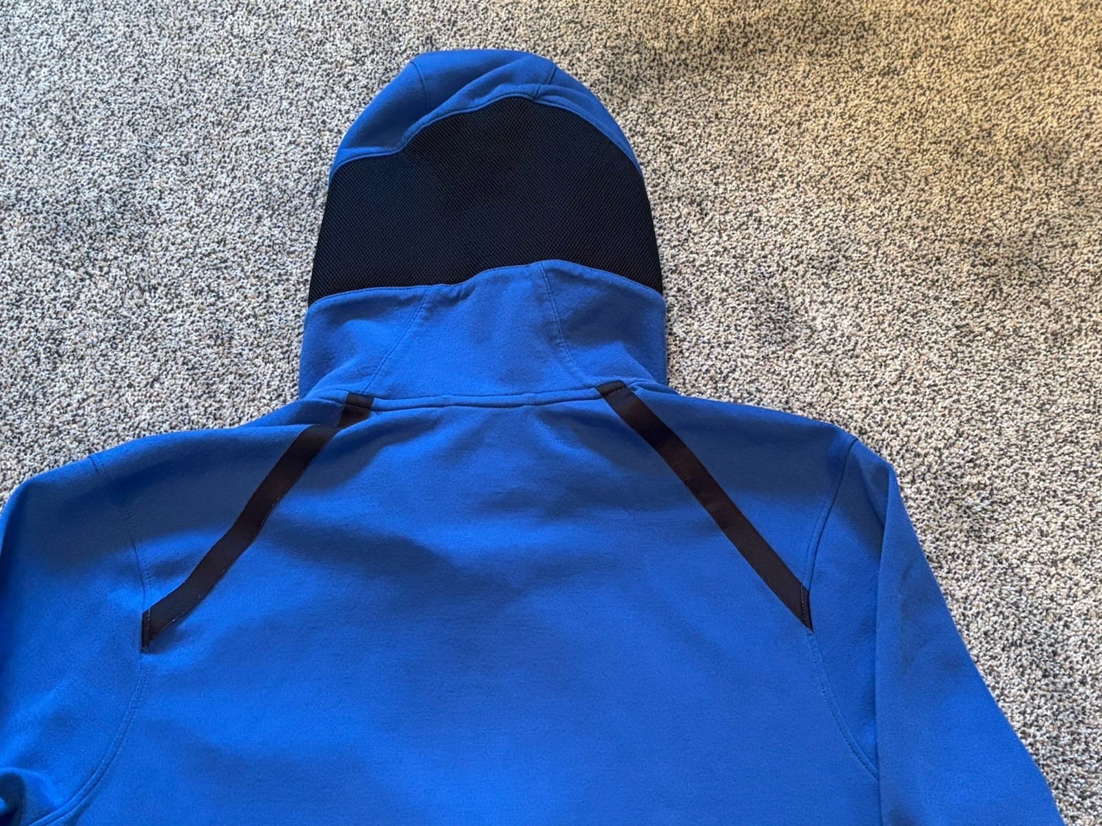 Duke Blue Devils Nike Hoodie Mens Medium/ Large Full Zip Sweatshirt Blue Dri-Fit