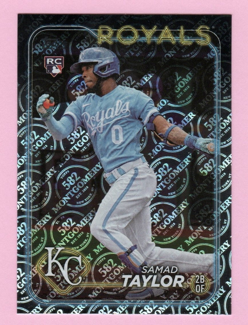 2024 Topps 582 Montgomery Club #32 Samad Taylor RC Kansas City Royals