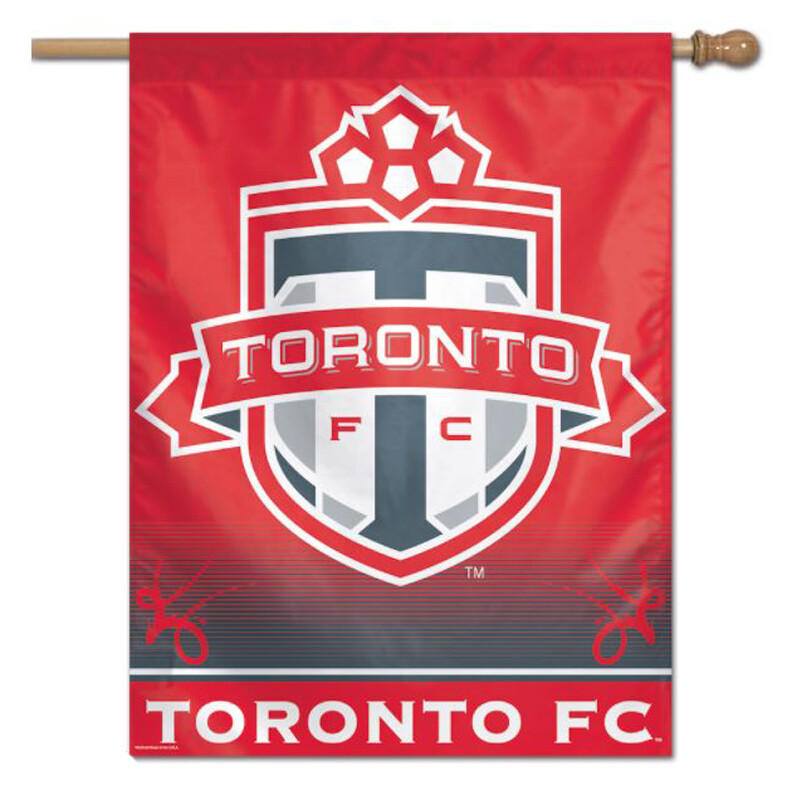 Toronto FC MLS Single Sided Wincraft 28″ x 40″ Vertical Flag **