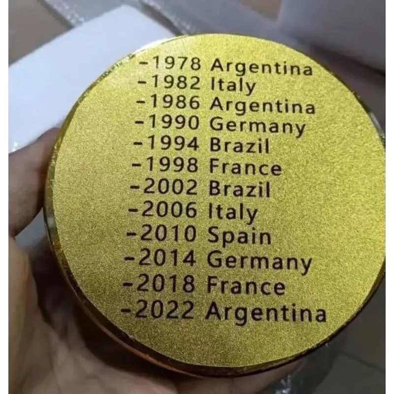 New Top Quality Resin 1:1 World Cup Football Trophy Full Size36cm Fast Shipping