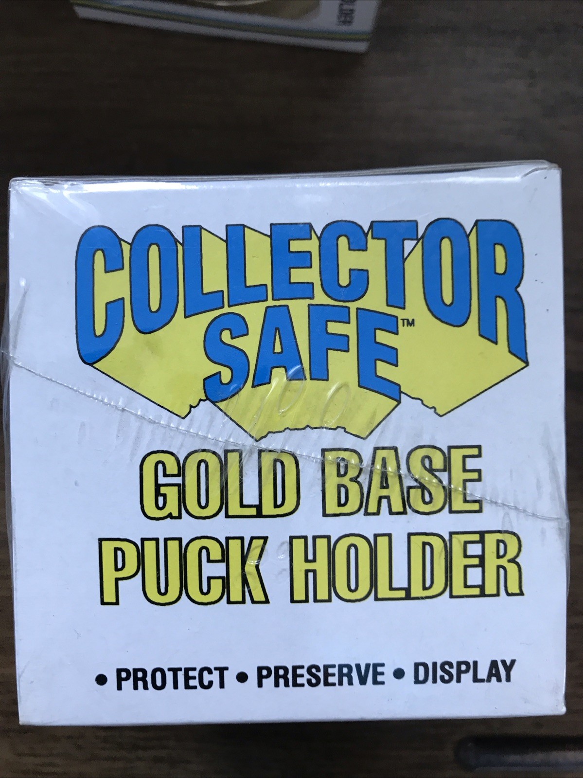 Gold Base Puck Holder Lot Of 4