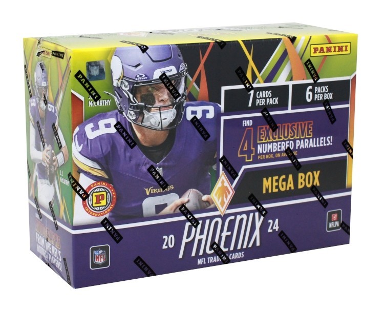 2024 PANINI PHOENIX FOOTBALL INTERNATIONAL HOBBY MEGA BOX BLOWOUT CARDS