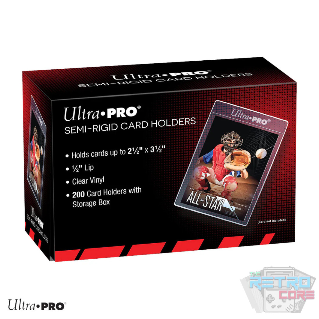 Ultra Pro Semi-Rigid 1/2″ Lip Sleeves 200ct