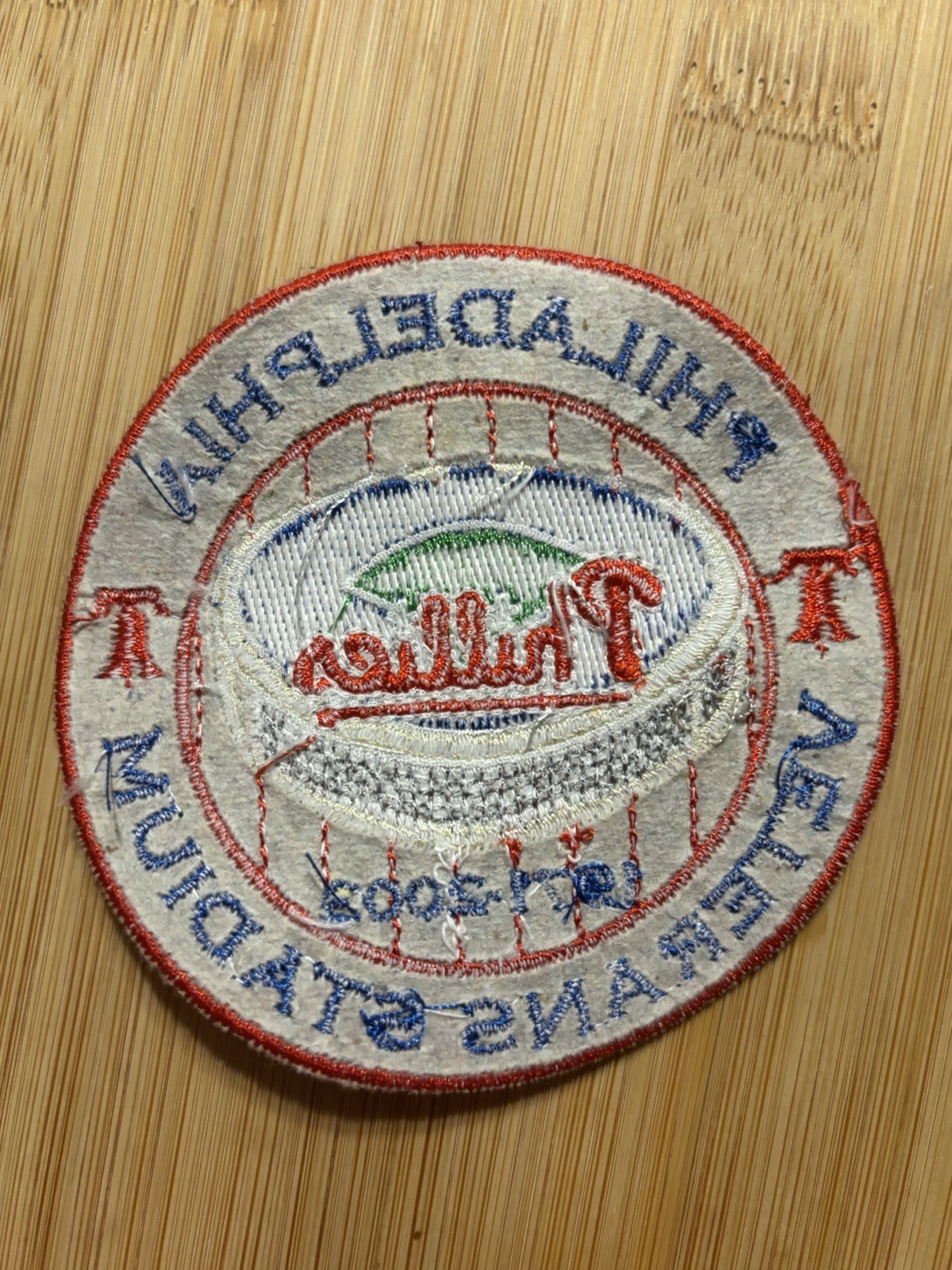New Philadelphia Phillies 2003 Final Season Jersey Sleeve MLB Logo Patch 3.5 in