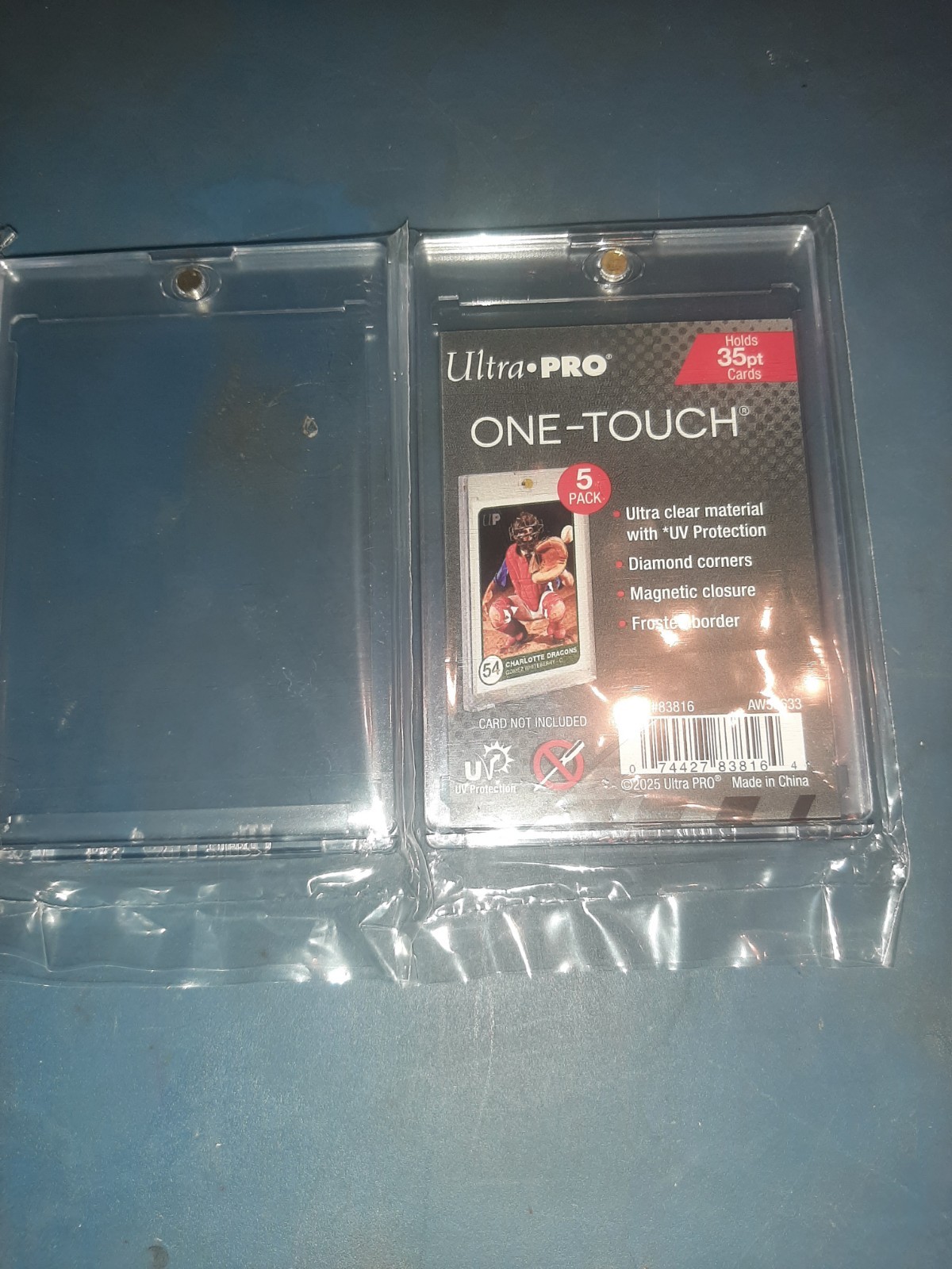 Ultra Pro One-Touch Magnetic Card Holder 35pt Point UV Protection – Lot of 4