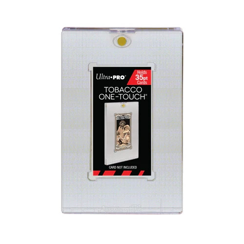 (3-Pack) Ultra Pro 35pt Mini Tobacco UV One Touch Magnetic Trading Card Holder