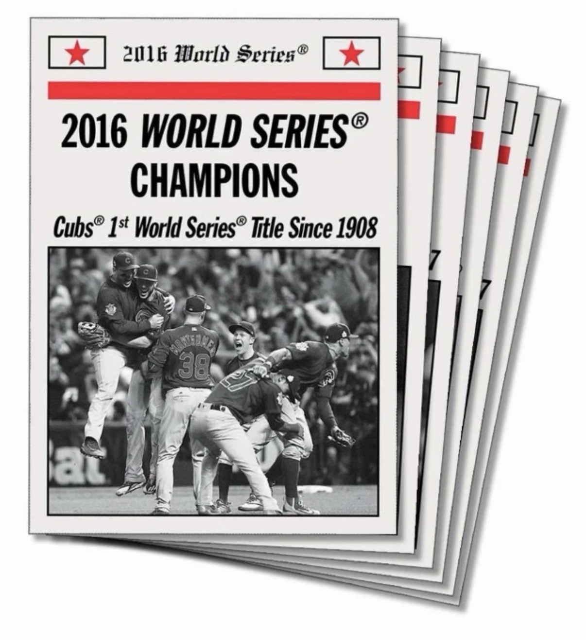 2016 Topps Throwback Thursday Set Kyle Schwarber RC Zobrist Cubs Win NIB /684