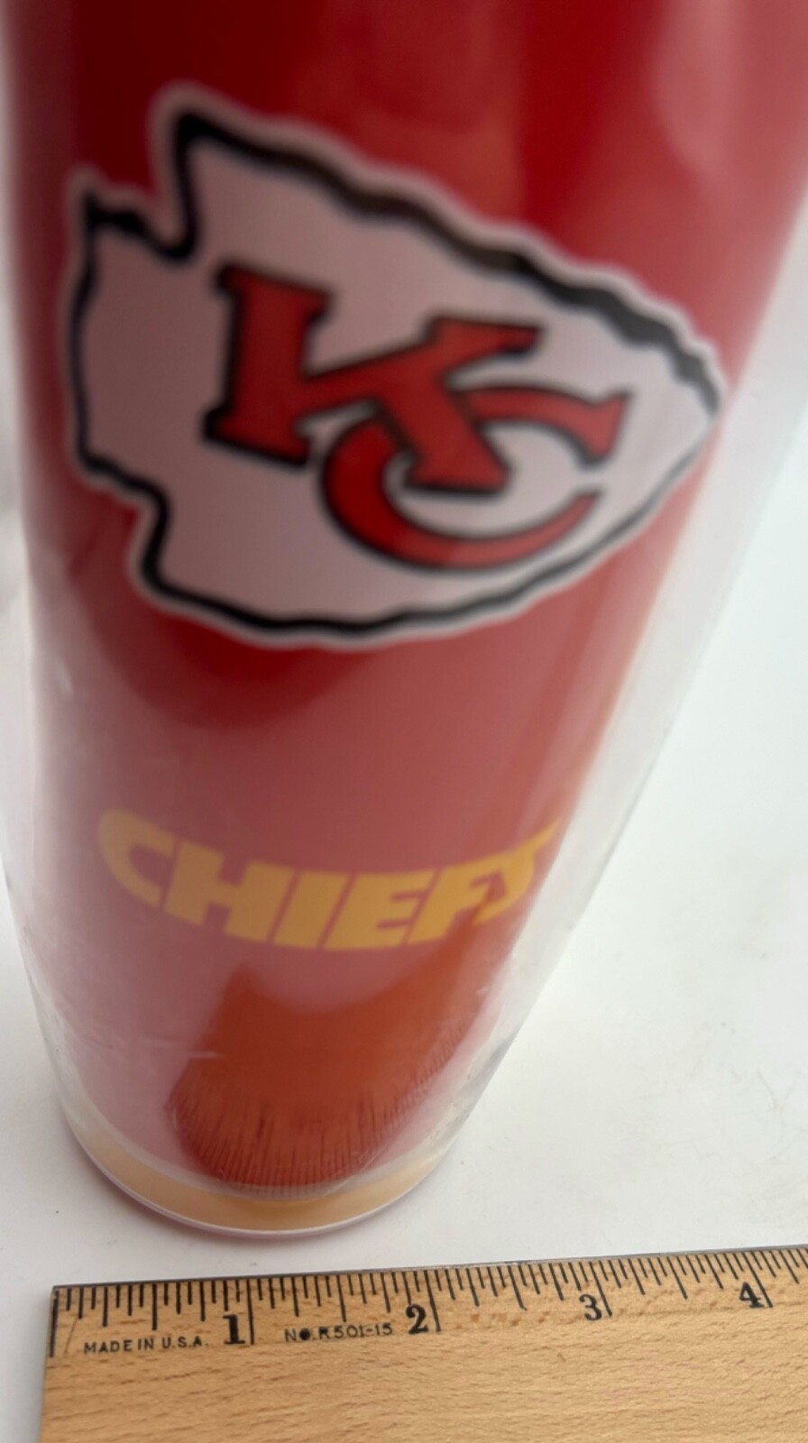Kansas City Chiefs, 24oz Double Walled Tervis Water Bottle w/ Hinge Lid *Read*