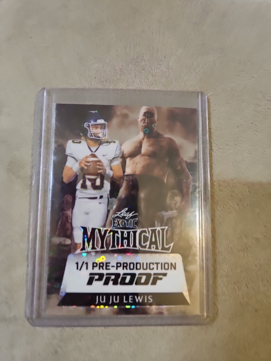 2024 LEAF EXOTIC JULIAN JUJU LEWIS 1/1 ROOKIE #1 HIGH SCHOOL QB MINT BUY EARLY!