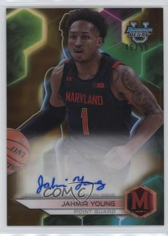 2023-24 Bowman U Best of Gold Refractor 46/50 Jahmir Young #B23-JY Auto 1cc7