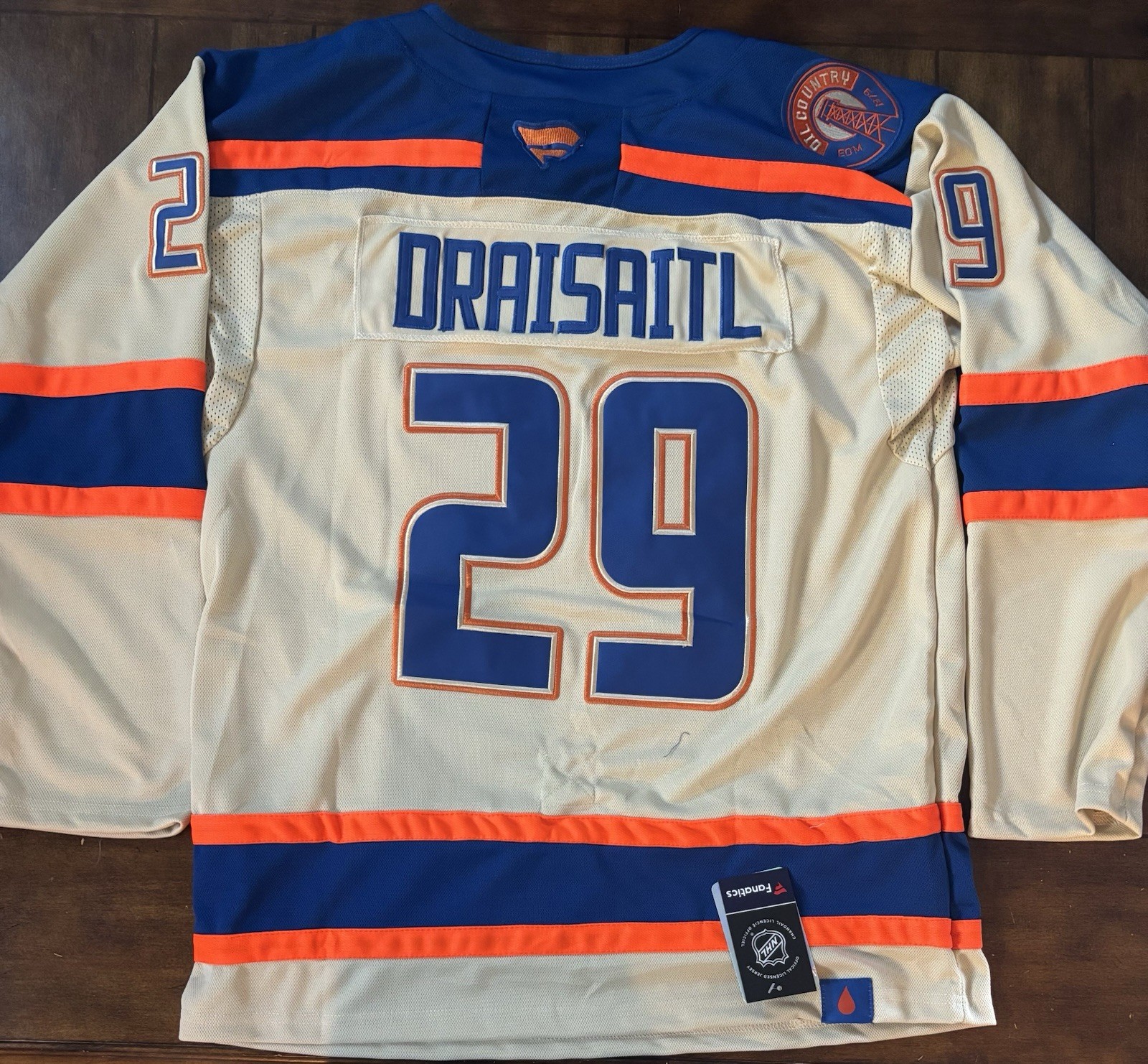 Edmonton Oilers Alternate Jersey Leon Draisaitl Jersey Adult XL (54) NWT