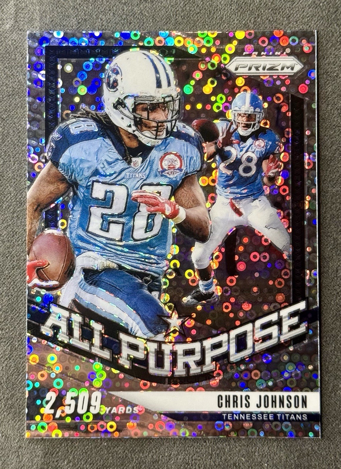 2024 Panini Prizm Chris Johnson All Purpose No Huddle Disco Prizm #2 SP