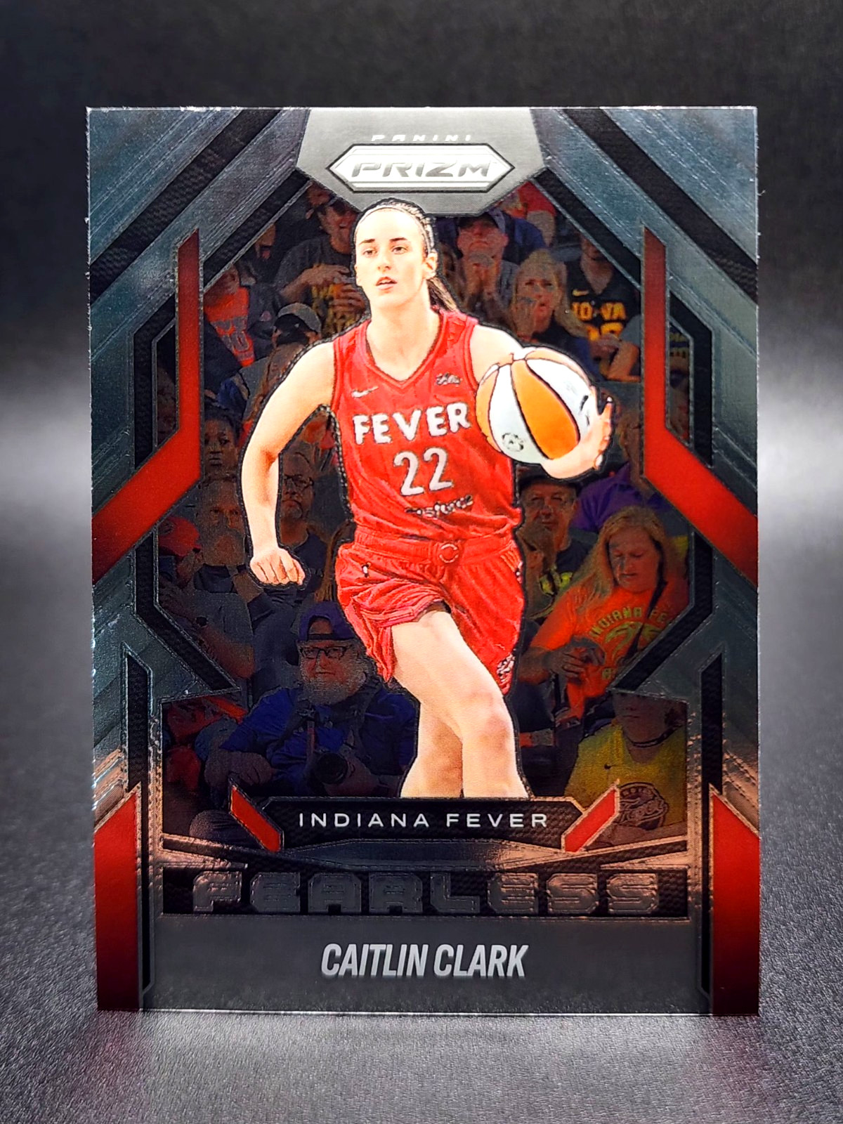 2025 Panini Prizm WNBA Caitlin Clark Fearless Insert #7 Fever