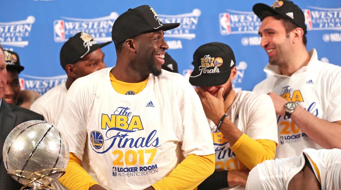 ERROR RARE 2017 Golden State Warrior Basketball Finals Hat Vintage SnapBack NOS