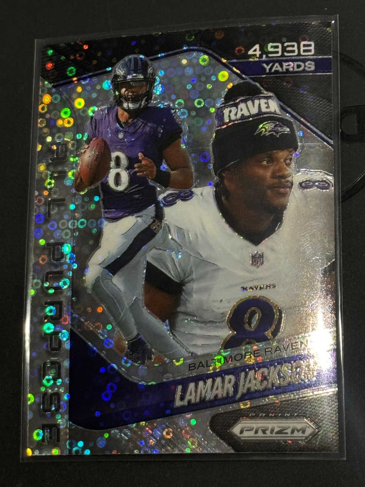 Lamar Jackson 2025 Panini Prizm #20 All Purpose Prizms No Huddle