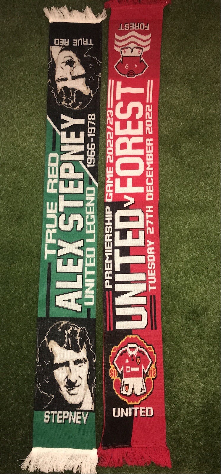6 BRAND NEW Manchester United Scarves Deadstock Bundle Rare Man Utd Not Shirt