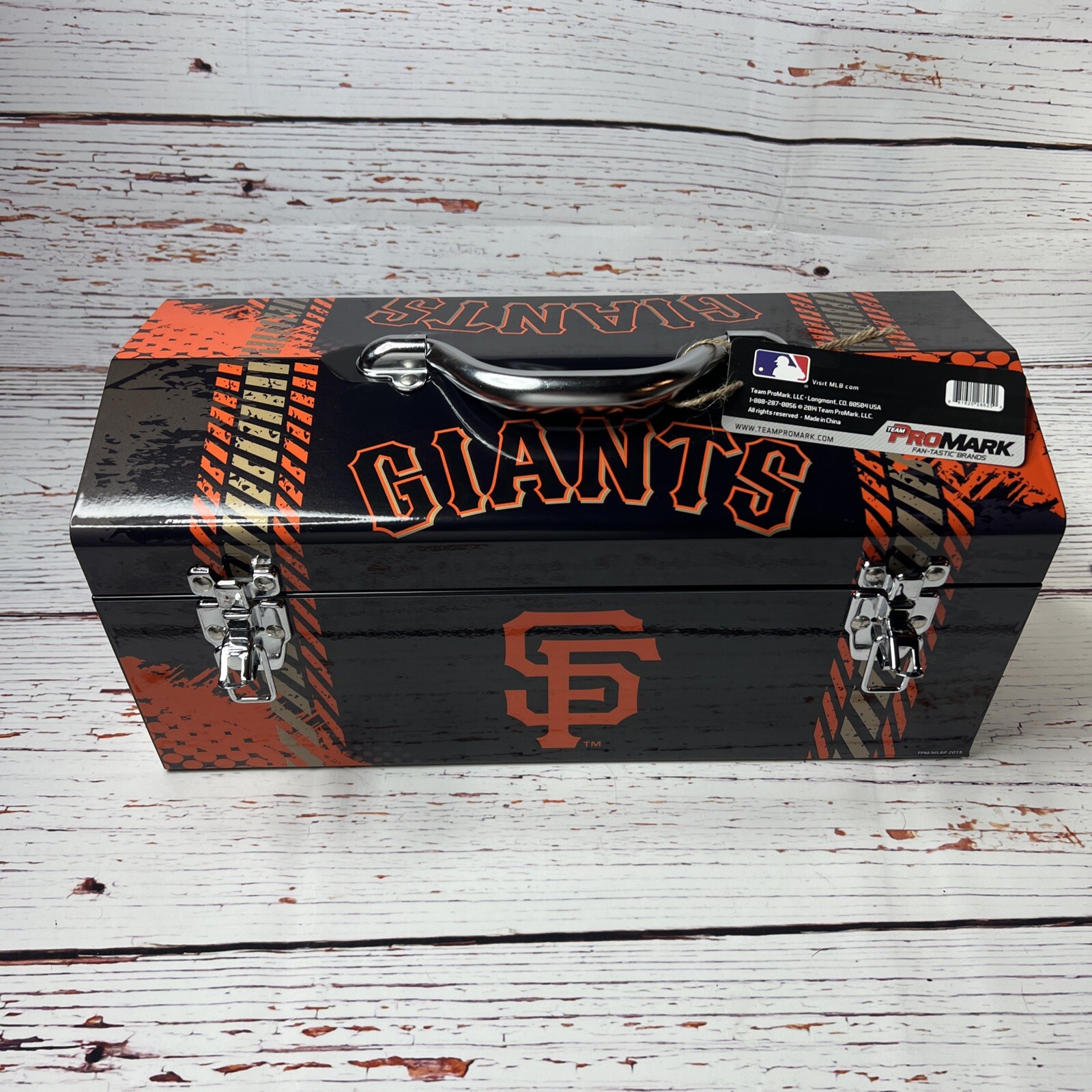 NBL Giants Windco 16.25 in. Steel San Francisco Art Deco Tool Box 7.1 in. new