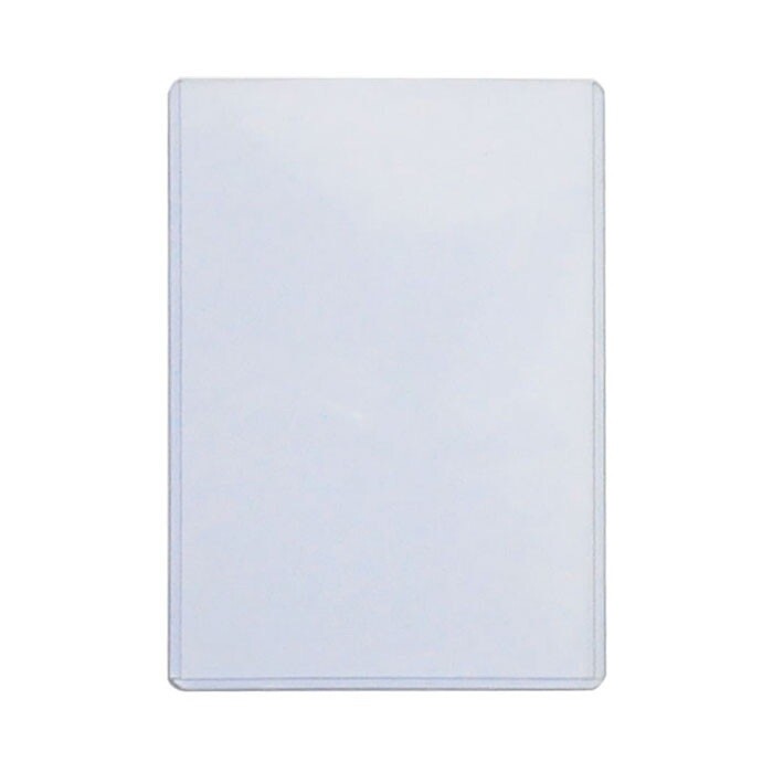 1 Cardboard Gold 5×7 Clear Toploader Photo Postcard Rigid Oversize Card Holder