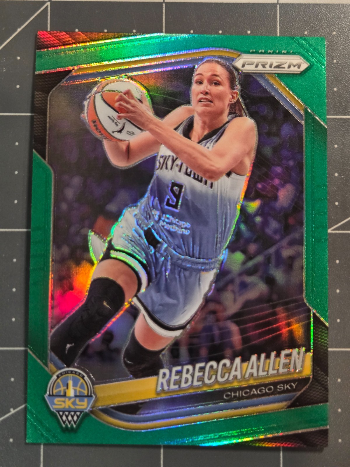 2025 Panini Prizm WNBA Green Prizm #67 Rebecca Allen