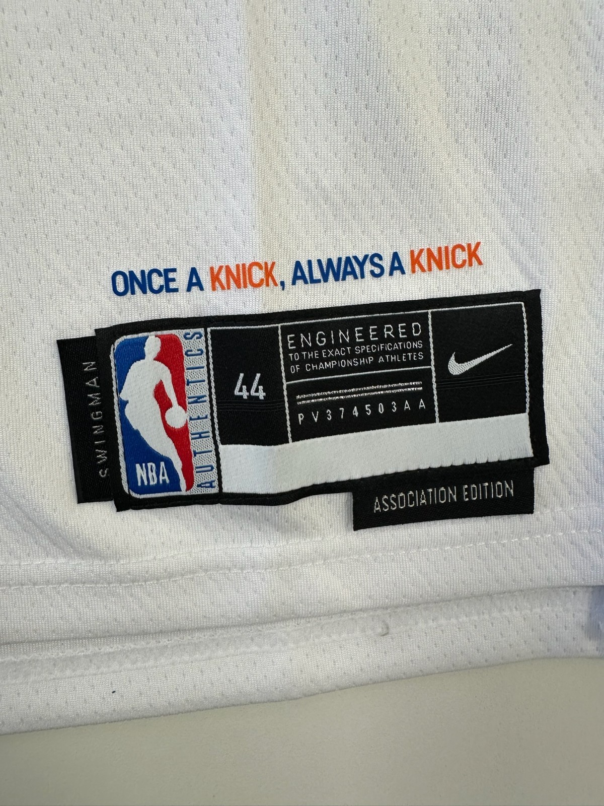 Jalen Brunson New York Knicks NBA Finals Association Edition Size M Jersey