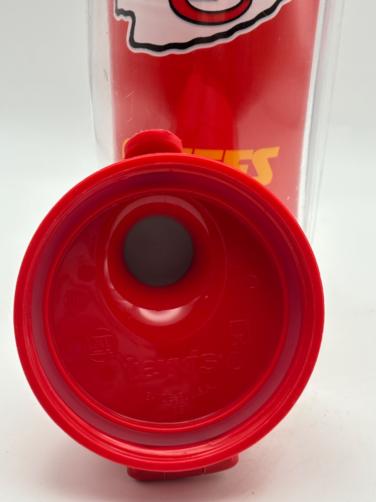 Kansas City Chiefs, 24oz Double Walled Tervis Water Bottle w/ Hinge Lid *Read*