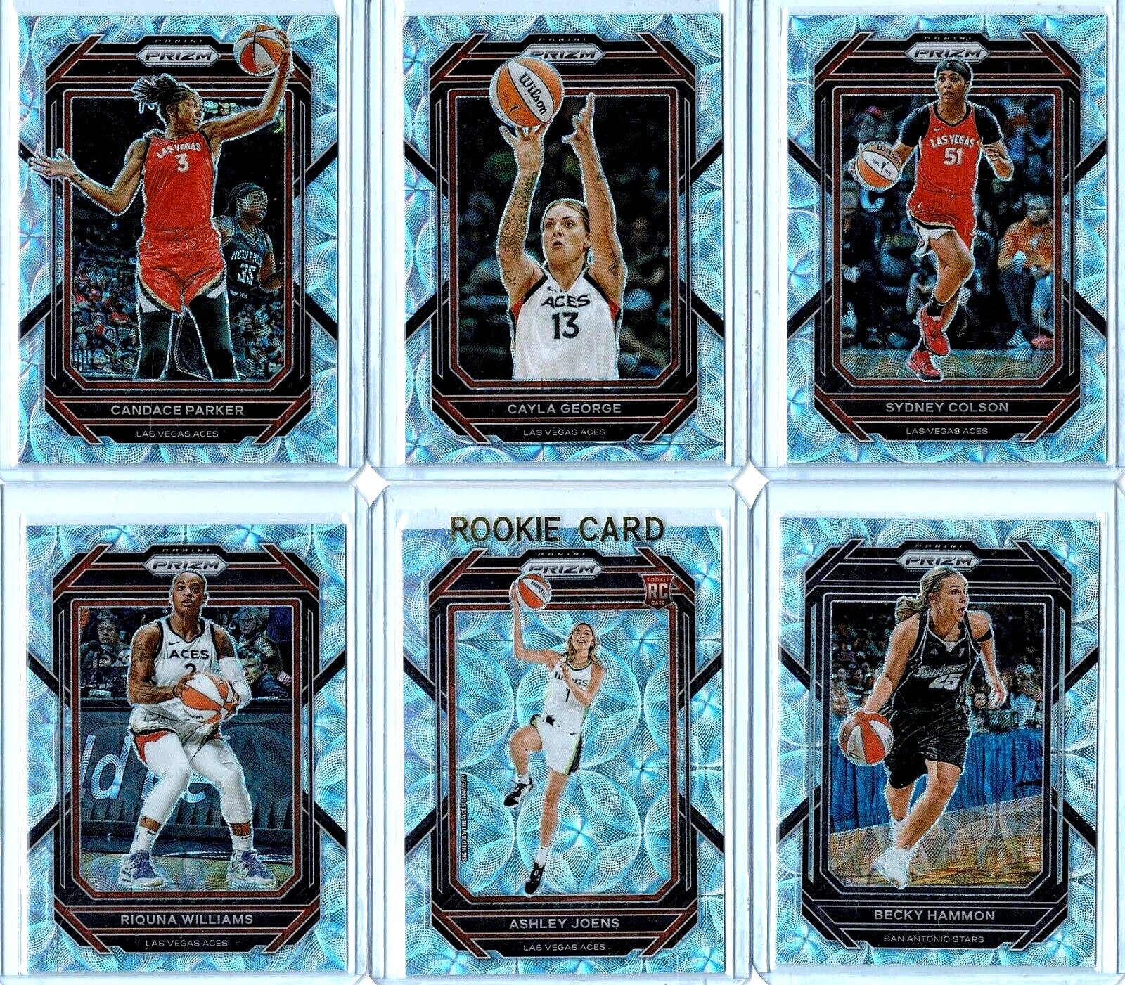 LAS VEGAS ACES 2023 Panini Prizm WNBA Premium Scope 12-Card Team Set🏀See Below