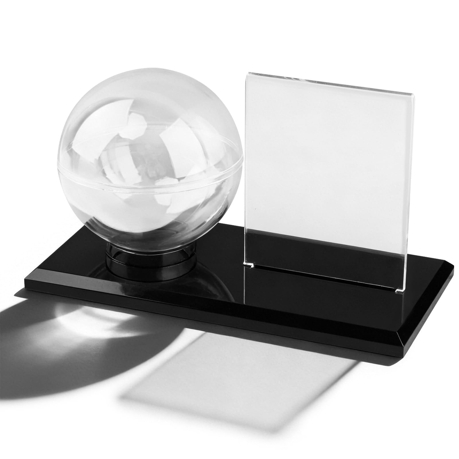 Acrylic Baseball Display Case, Dustproof Clear Base Holder for and Cards, Cen…