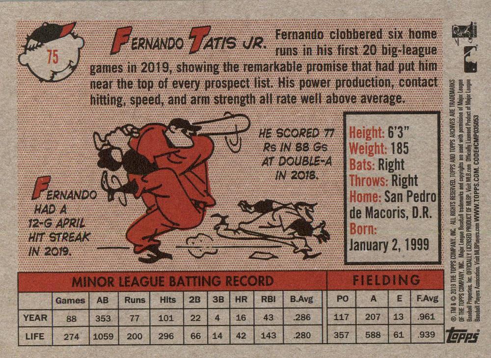 2019 Topps Archives – Choose Your Card! #1-165 – Quantity Discount! (M)