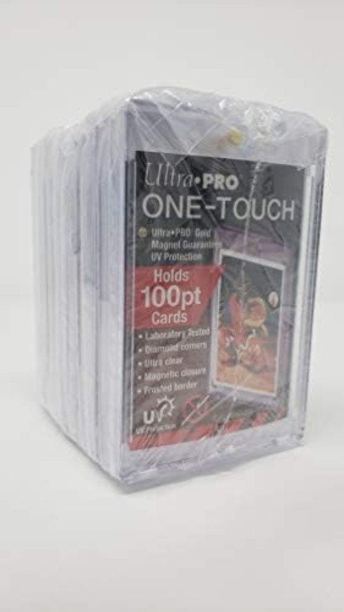 10 Ultra-Clear Magnetic Card Holders with UV Protection for Collectible Cards
