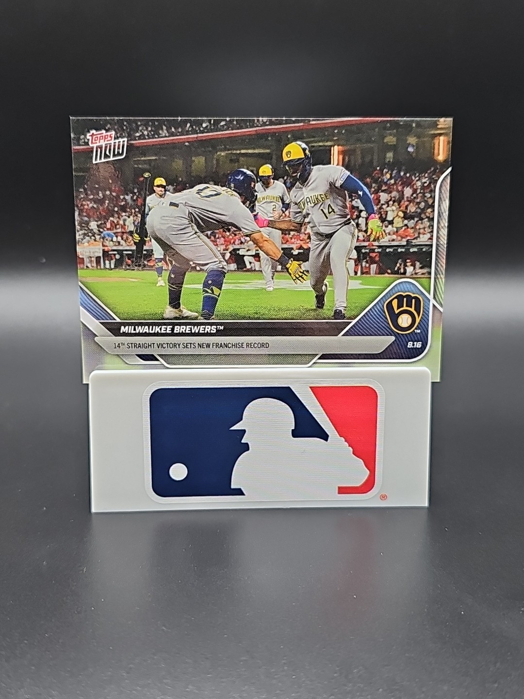 Milwaukee Brewers 14th Straight Win – 2025 MLB Topps NOW® – Card 561 IN HAND!!