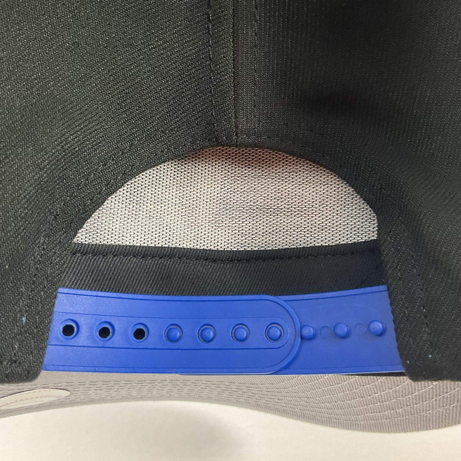 New Era LA Dodgers Exclusive Black Blue Metallic 9FIFTY A-Frame Snapback Hat Cap