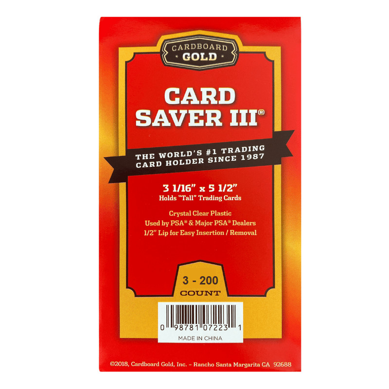(3 – 200) Cardboard Gold Card Saver 3 III PSA SGC Grading Holder FREE SHIPPING