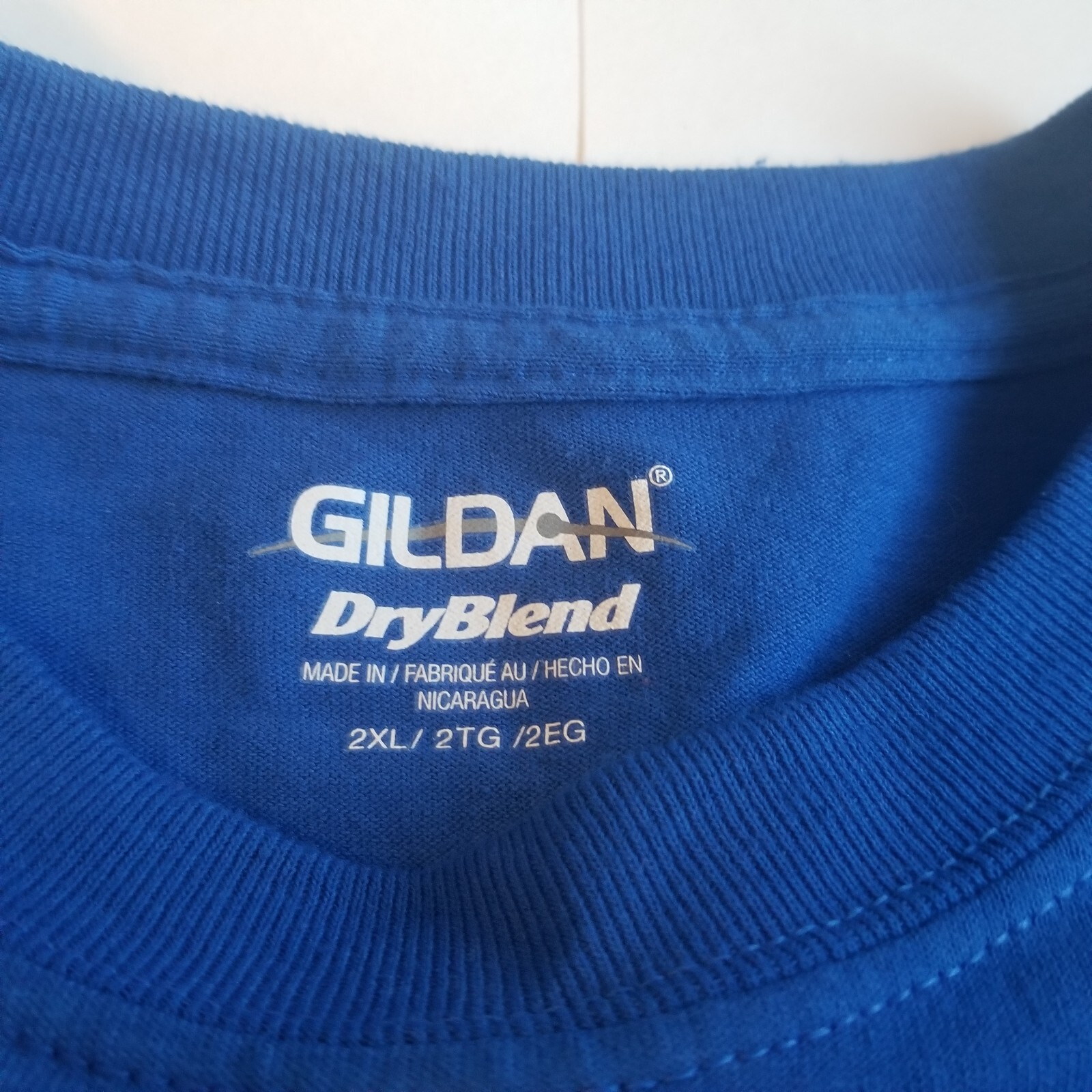 Trinidad State Baseball 2xl XXL Shirt Short Sleeves Blue Dry Blend