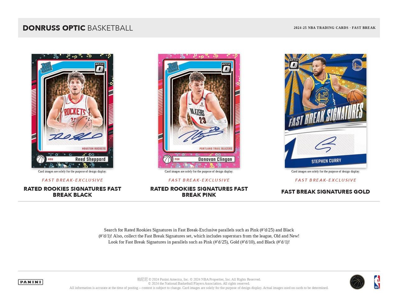 2024/25 Panini Donruss Optic Basketball Fast Break Box