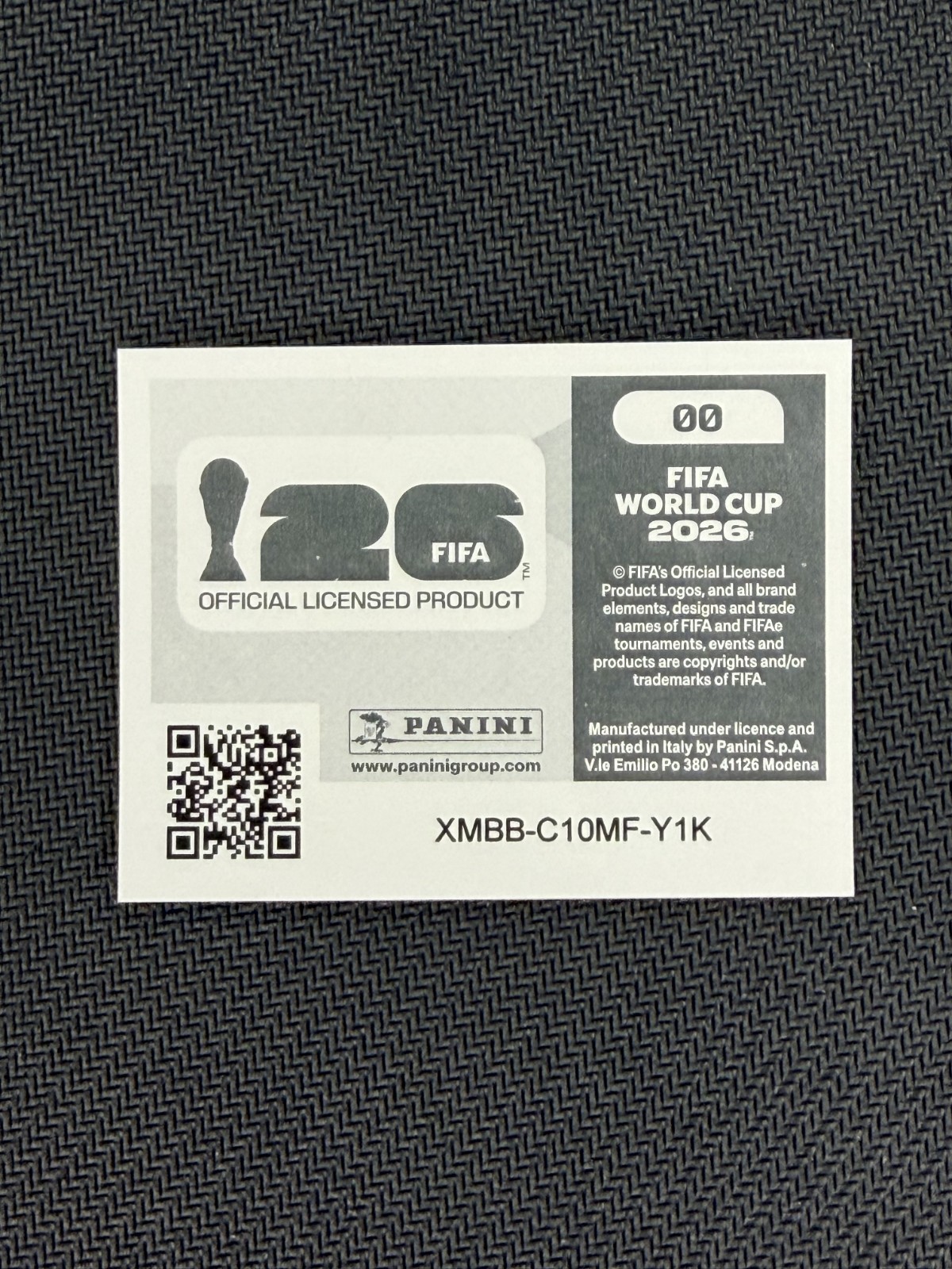 2026 Panini World Cup Sticker #00 Bicycle Kick Silver Logo Foil Silver SSP